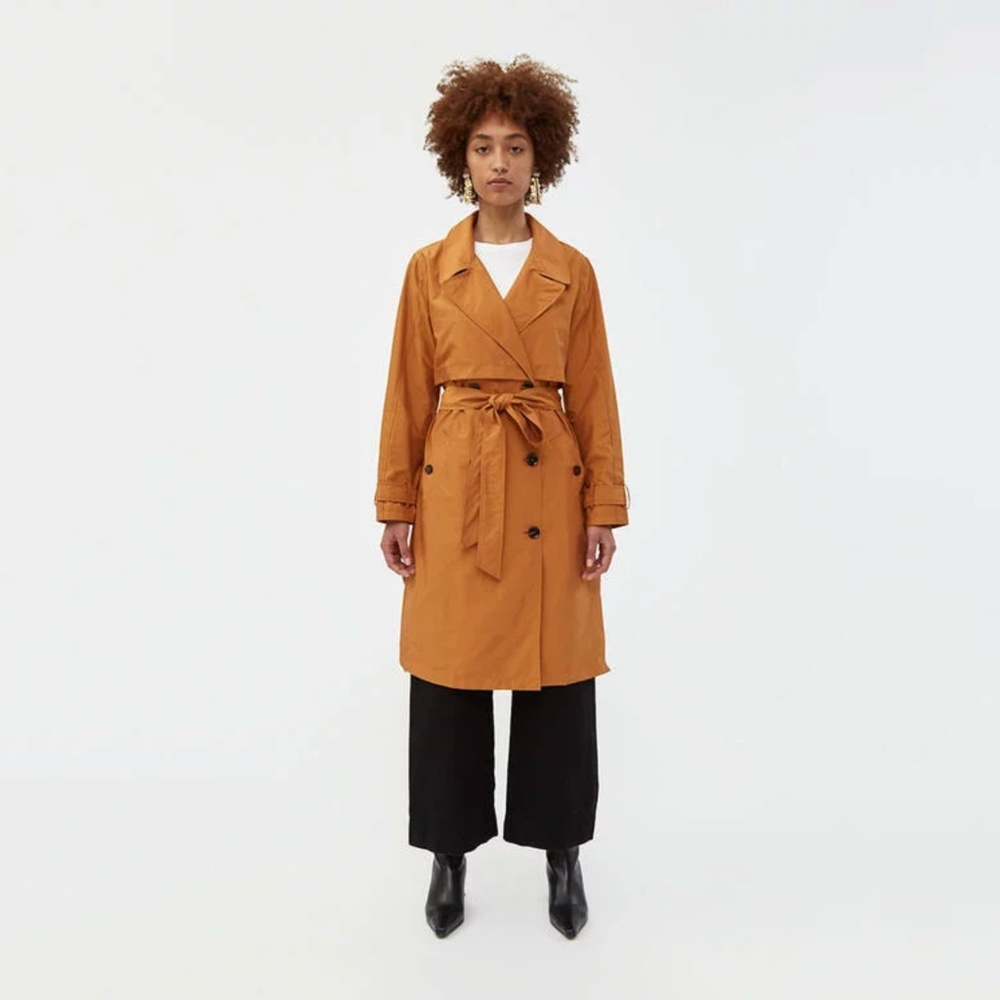 Lightweight Double Breasted Trench